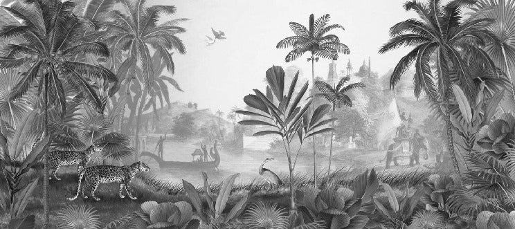 Wild shadows panoramic wallpaper