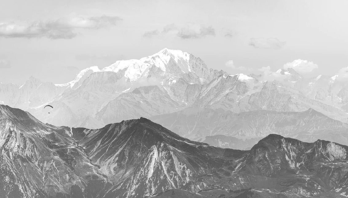 Aravis sky mountain bathroom wallpaper