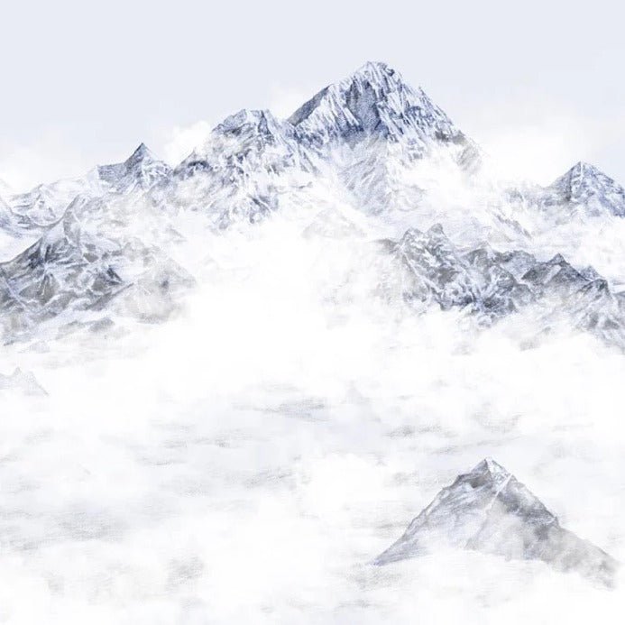 Mount Everest blue wallpaper
