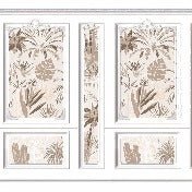 Haussmann vegetal molding wallpaper