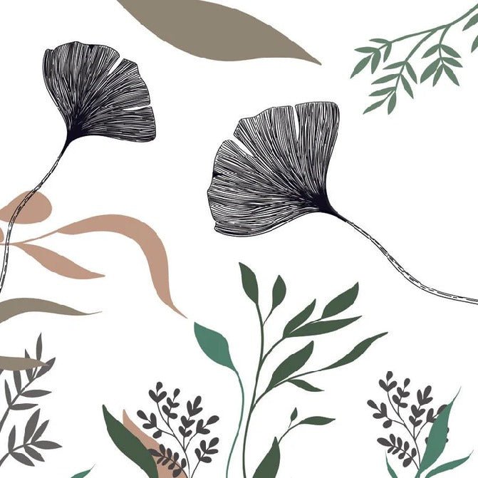 Floral artist ginkgo wallpaper
