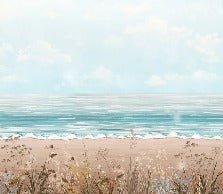 Panoramic sea view wallpaper