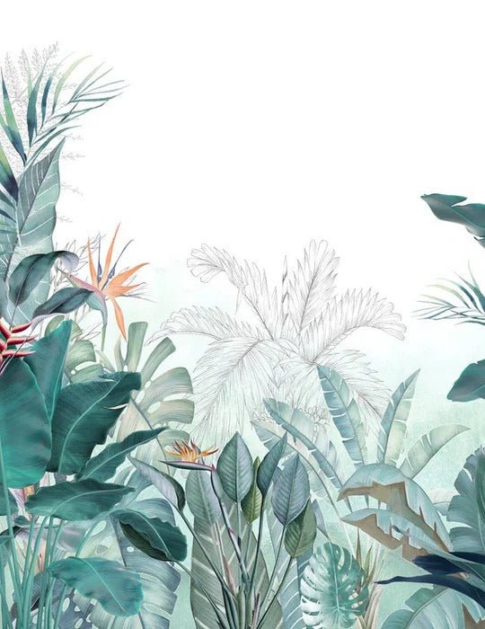 Quintessence tropical panoramic wallpaper