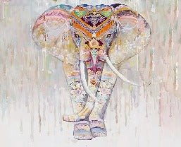 Elephant Boho Indian wallpaper