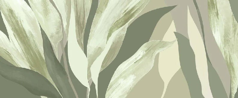 Green fabric wallpaper