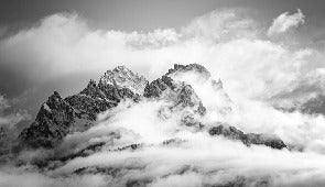 Dolomites peak panoramic wallpaper
