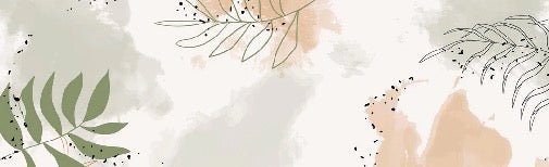 Panoramic vegetal watercolor wallpaper