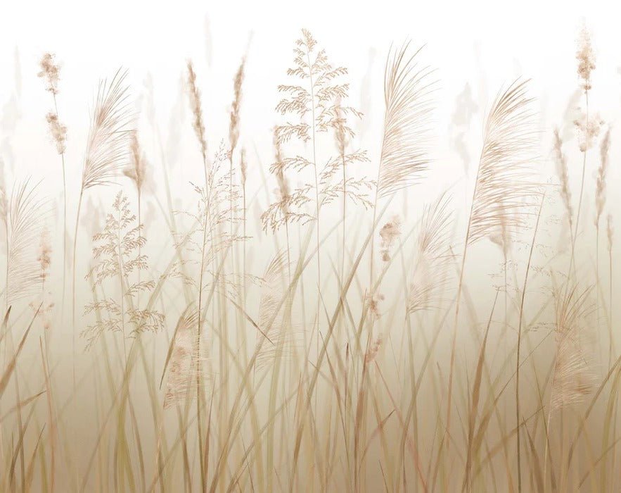 Wheat field flower wallpaper