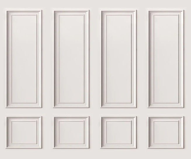 Haussmanian panoramic molding wallpaper