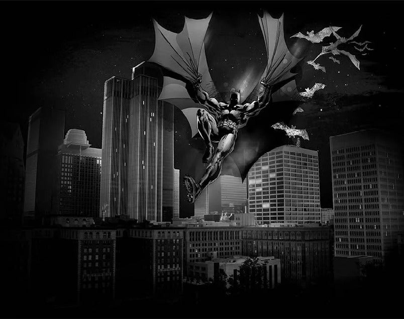 Batman Panoramic Wallpaper Film Hero All Dark