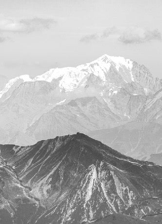 Aravis sky mountain bathroom wallpaper