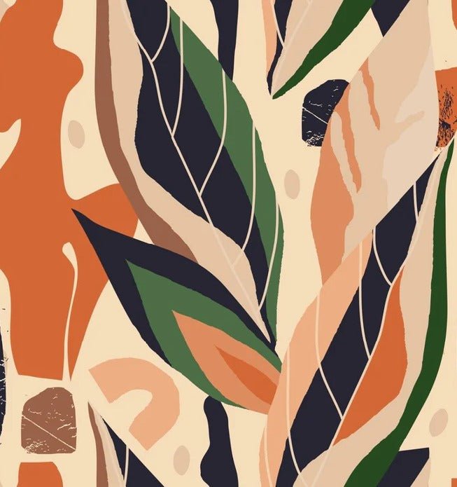 Abstract plant wallpaper