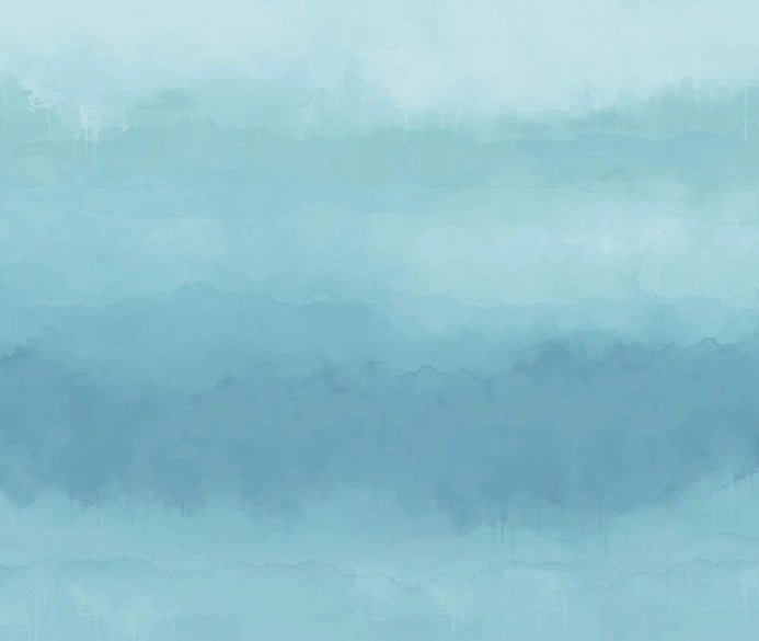 Panoramic blue gradient wallpaper