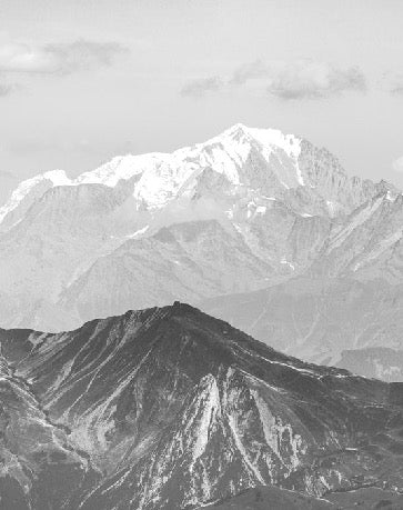 Aravis sky mountain bathroom wallpaper