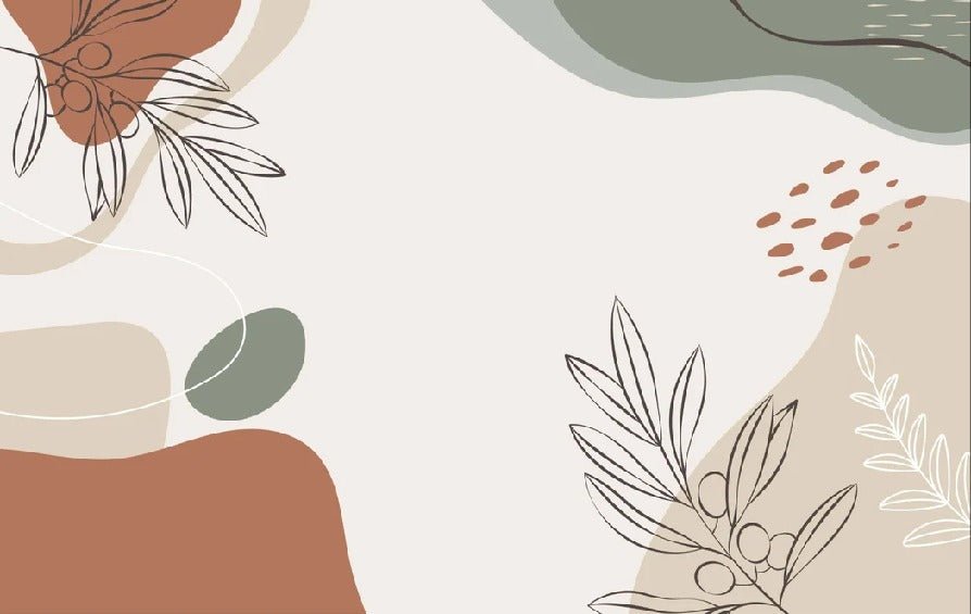 Panoramic foliage wallpaper olivaissance