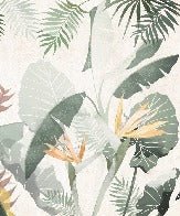 Yellow green restaurant wallpaper