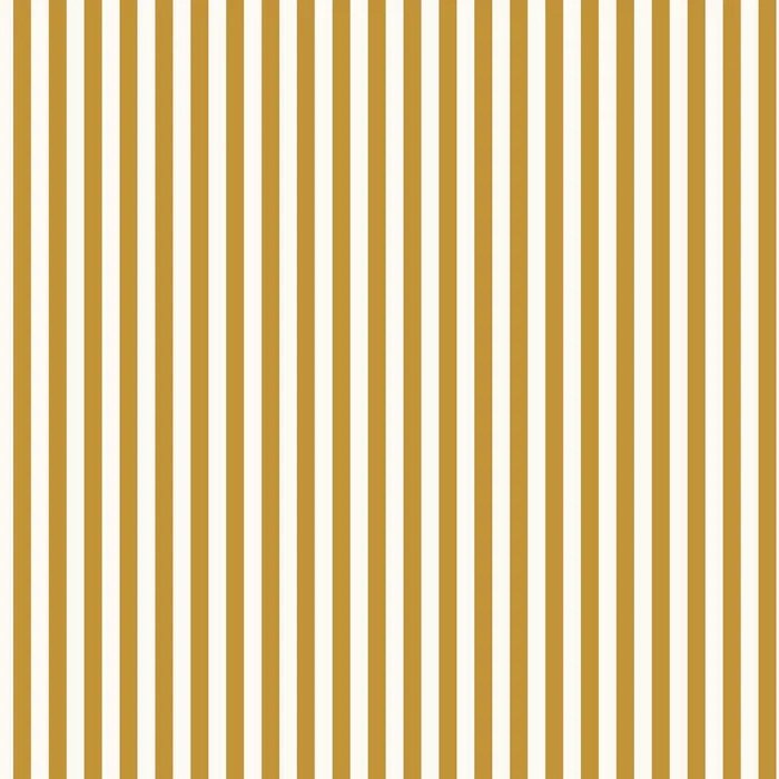 Mustard yellow retro stripe wallpaper