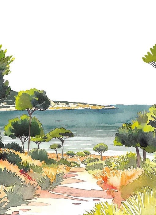 Summer air panoramic wallpaper