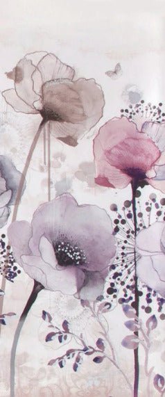 Fleur Parme wallpaper