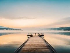 Photo wallpaper lake view