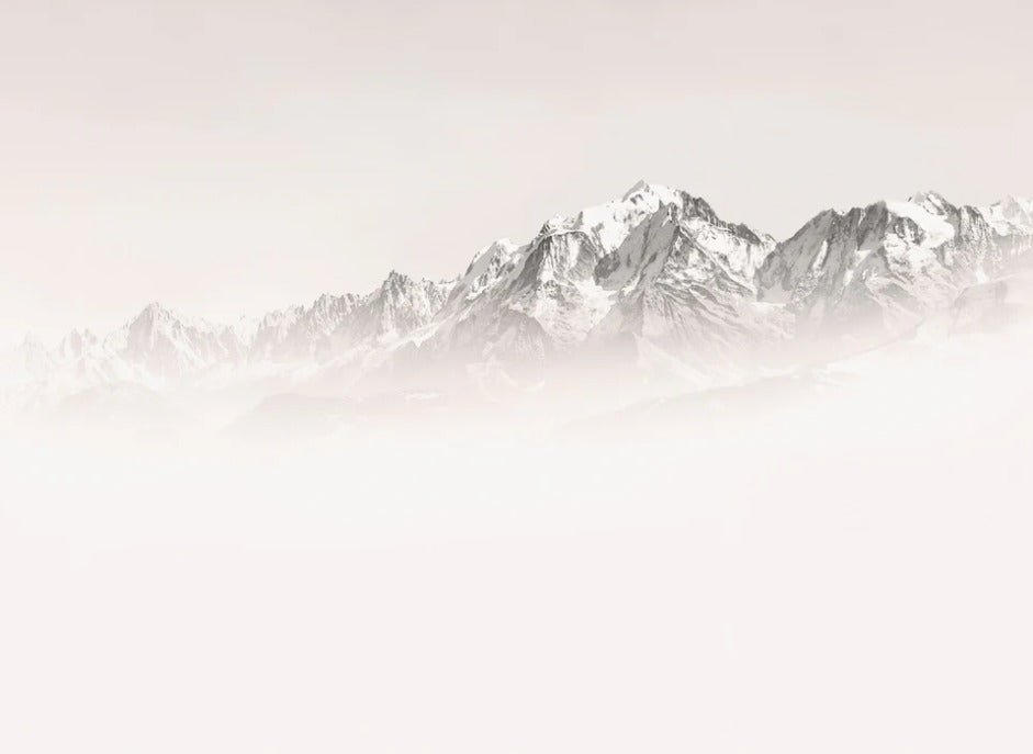 Misty morning wallpaper Mont Blanc
