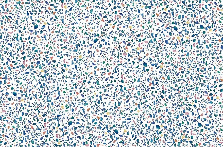 Condensed terrazzo wallpaper