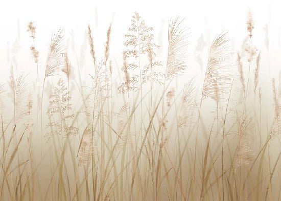 Wheat field flower wallpaper