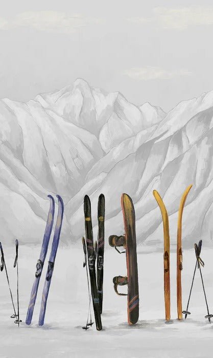 Ski wallpaper in Courchevel