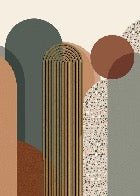 Art deco graphic wallpaper