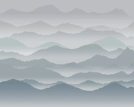Panoramic wallpaper cimes mist