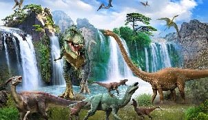 3D Dinosaurs wallpaper