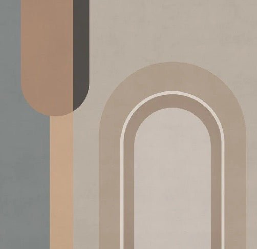 Trendy architectural office wallpaper