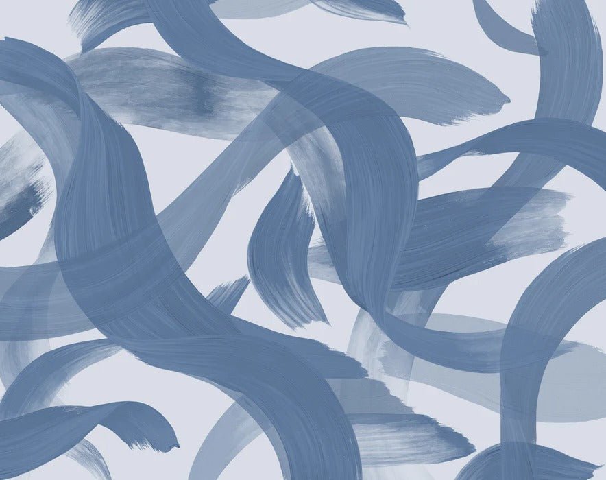 Contemporary wallpaper – Vibrant blue