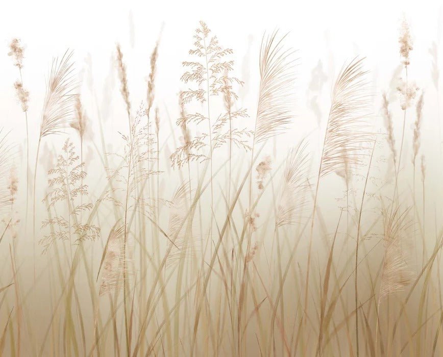 Wheat field flower wallpaper