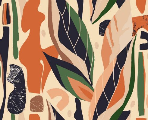 Abstract plant wallpaper