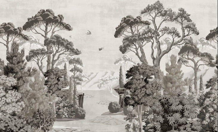 Panoramic landscape wallpaper