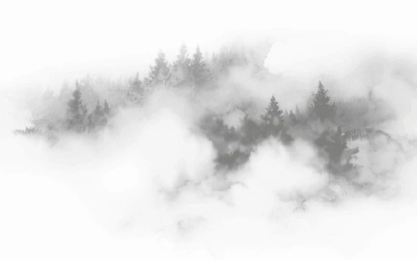 Cimes mist wallpaper grey