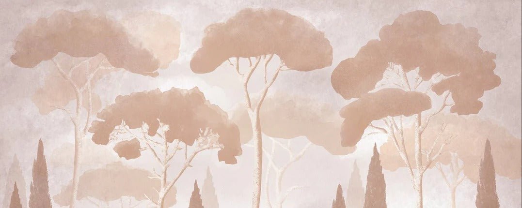 Sepia cypress pine wallpaper