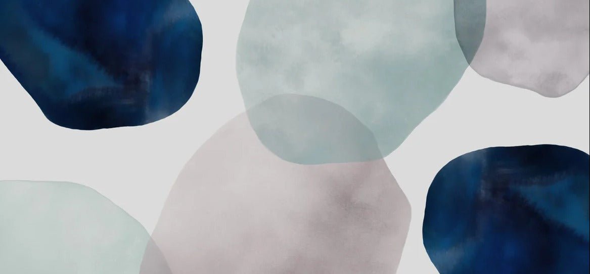 Abstract watercolor circle wallpaper