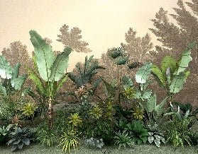 Indonesian Jungle Trend Bathroom Wallpaper