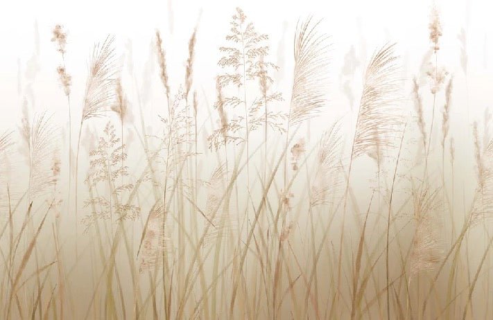 Wheat field flower wallpaper