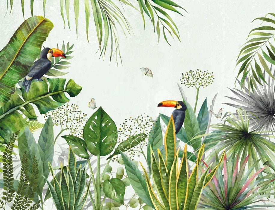 Exotic Bird Jungle Wallpaper