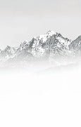 Mont Blanc in the mist black and white wallpaper