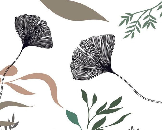 Floral artist ginkgo wallpaper