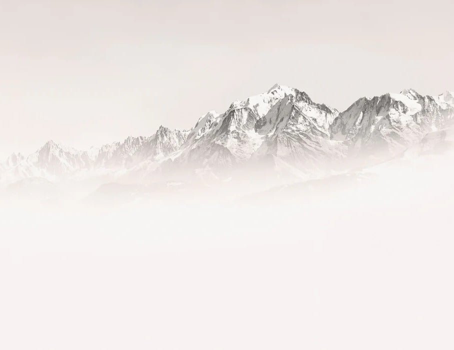 Misty morning wallpaper Mont Blanc
