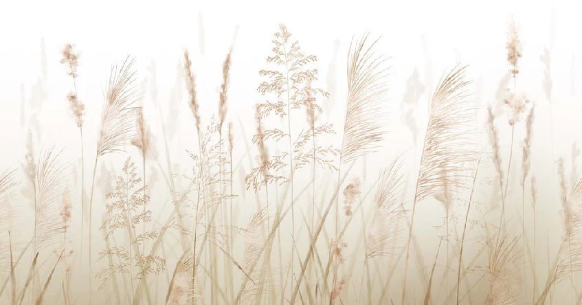 Wheat field flower wallpaper