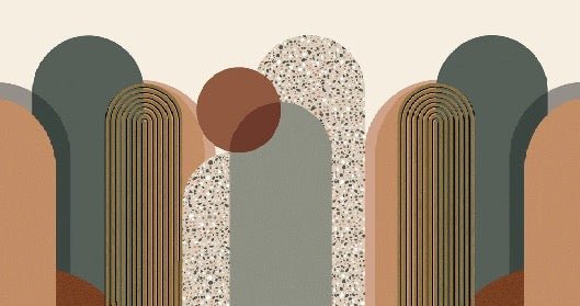 Papier peint Art déco graphique tendance, XXL, tendance