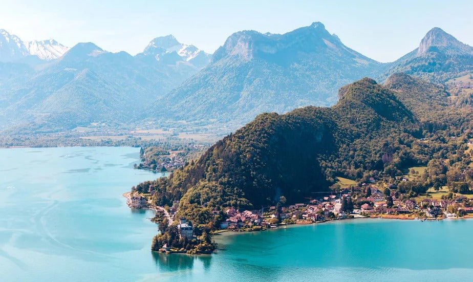 Annecy chateau Duingt photo wallpaper