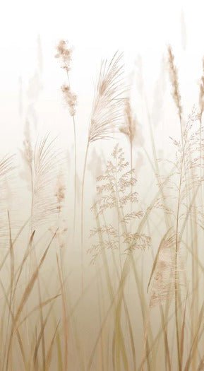 Wheat field flower wallpaper