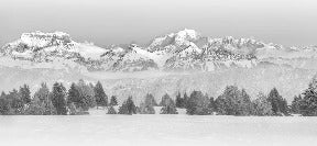 Photo wallpaper - La Tournette and beyond